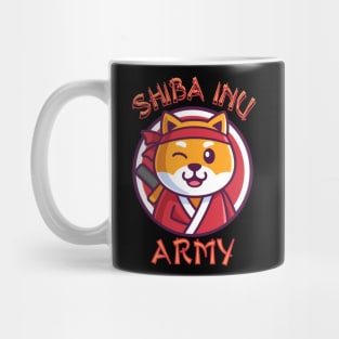 Shiba Inu Army Mug